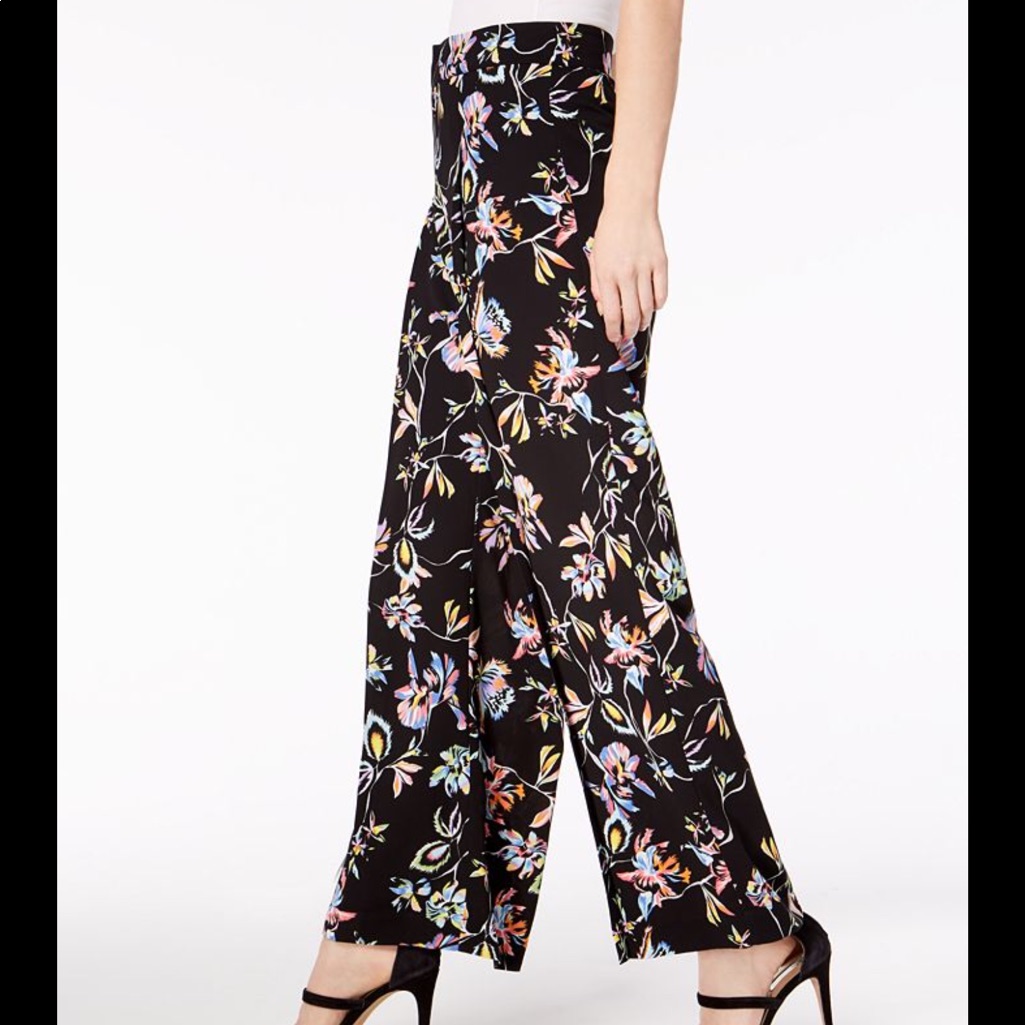 Bar Lll Floral Pants Wide Leg For Macy's